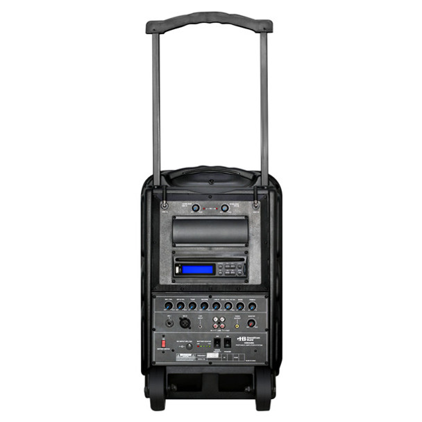 HamiltonBuhl High Quality PA System - DVD/CD/MP3 Bluetooth and Wireless Handheld Microphones