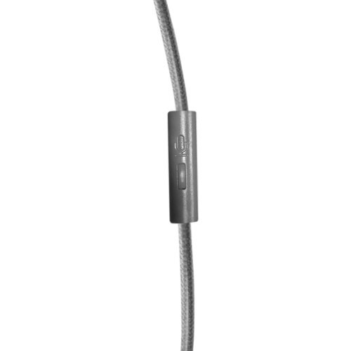 HamiltonBuhl Sack-O-Phones, 5 Gray Favoritz Headsets with In-Line Microphone and TRRS Plug