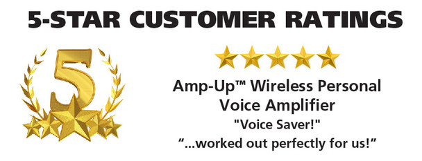 Amp-Up™ Personal UHF Voice Amplifier with Wireless Microphone – up to 40 Channels without Interference! Amp-Up™ Personal UHF Voice Amplifier with Wireless Microphone – up to 40 Channels without Interference!