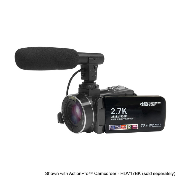 HamiltonBuhl External Microphone for Camcorders and SLR Cameras