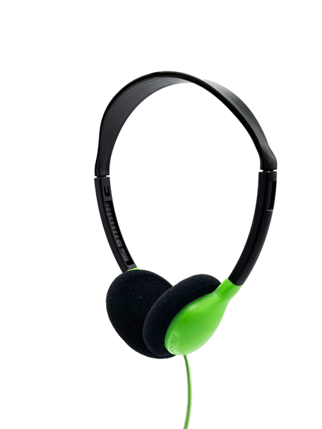 HamiltonBuhl Personal On-Ear Stereo Headphone  GREEN - 200 Pack HamiltonBuhl Personal On-Ear Stereo Headphone  GREEN - 200 Pack