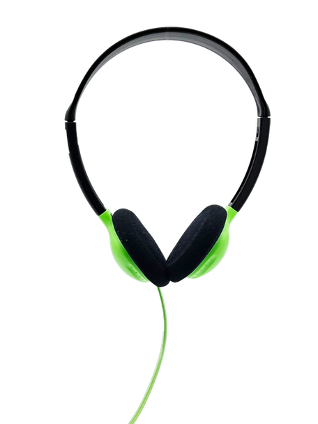 HamiltonBuhl Personal On-Ear Stereo Headphone  GREEN - 200 Pack