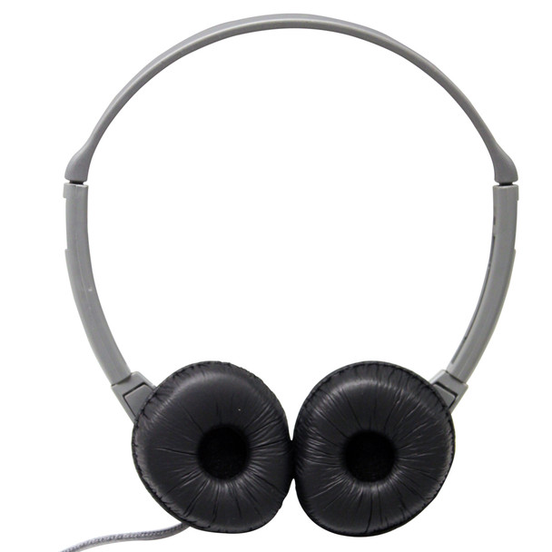 HamiltonBuhl SchoolMate Personal-Sized Headphone with Leatherette Cushions - 200 Pack