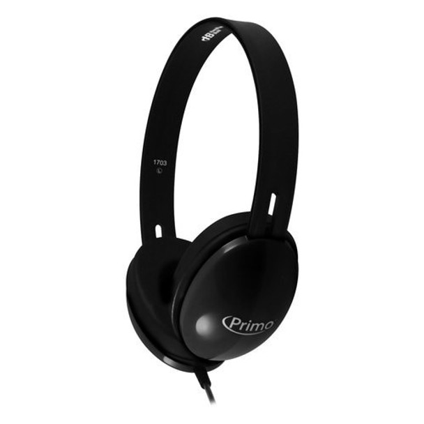 HamiltonBuhl Primo™ Stereo Headphones  Black - 100 Pack