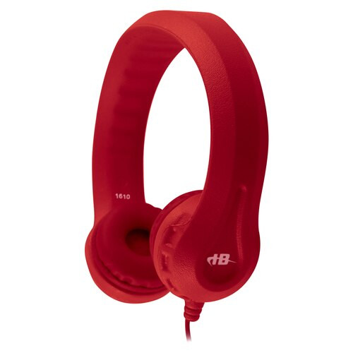 Flex-Phones™ Virtually Indestructible Foam Headphones – RED
