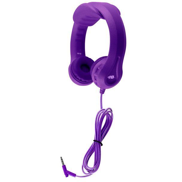 Flex-Phones™ Virtually Indestructible Foam Headphones – PURPLE