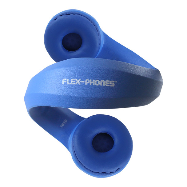Flex-Phones™ Virtually Indestructible Foam Headphones – BLUE