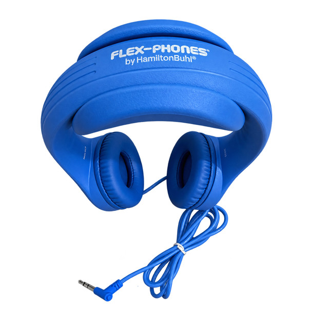 Flex-Phones™ Virtually Indestructible Foam Headphones – BLUE