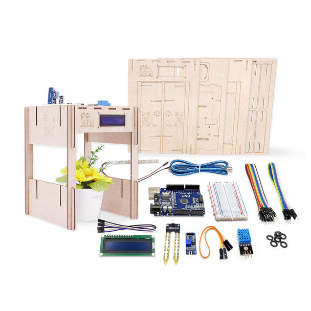 HamiltonBuhl Arduino Based Build-It-Yourself LED SmartFarm™ Grow Light - Classroom Pack of 3
