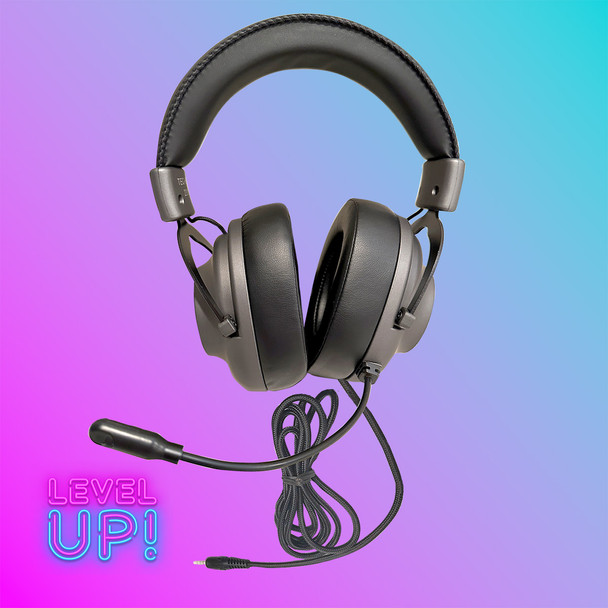 Deluxe Stereo Esports Gaming Headset with Volume Control and 3.5mm TRRS Plug
