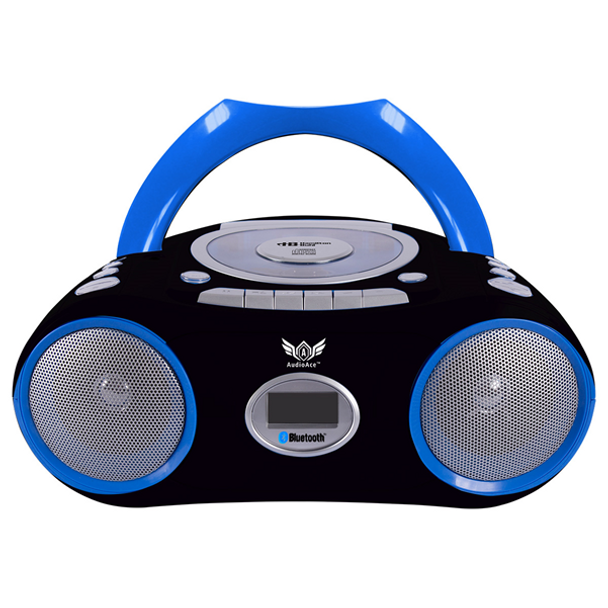 HamiltonBuhl AudioAce™ Portable Bluetooth, CD, Cassette and FM Boombox