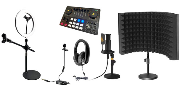 HamiltonBuhl® Esports & Media Production Content Creation Tool Kit #3 with XLR Mic