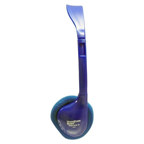 Pack of 6 Blue Kid-Sized TRS 3.5mm On-Ear Stereo Headphones