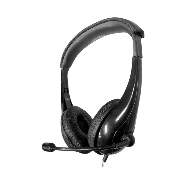 Master Pack (50 units) of Motiv8 TRRS Classroom Headset with Gooseneck Mic and In-line Volume Control