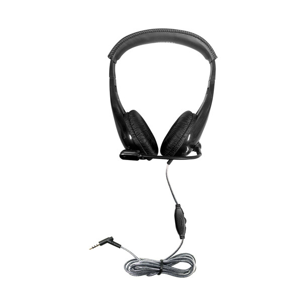 Master Pack (50 units) of Motiv8 TRRS Classroom Headset with Gooseneck Mic and In-line Volume Control
