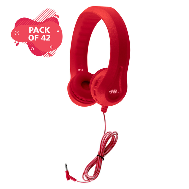 HamiltonBuhl Flex-Phones™ Foam Headphones – 42 Pack