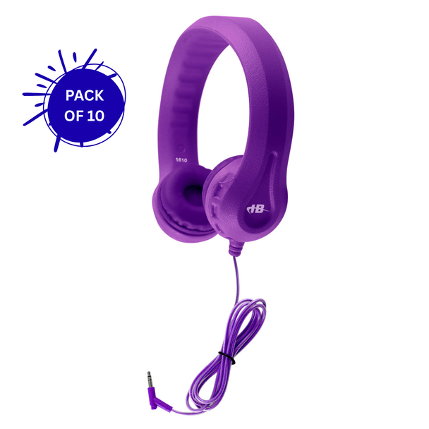 HamiltonBuhl Flex-Phones™ Foam Headphones - 10 Pack