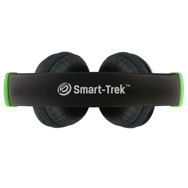 Smart-Trek™ Deluxe Stereo Headphone with USB-C Plug, USB-A Dongle and Black, Silver Accents - 50 pack