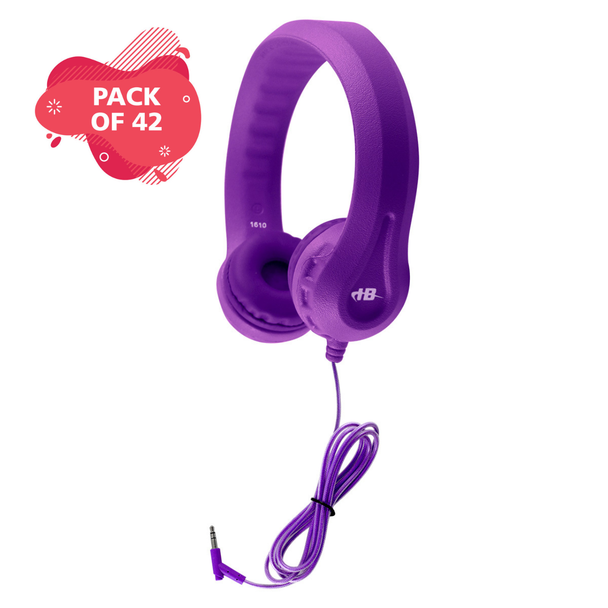 HamiltonBuhl Flex-Phones™ Foam Headphones – 42 Pack