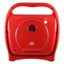 HamiltonBuhl® Juke24 - Portable, Digital Jukebox with CD Player and Karaoke Player - RED/YELLOW