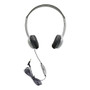 SchoolMate On-Ear Stereo Headphone with Leatherette Cushions and in-line Volume