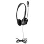 Multi-Pack of 200 Personal Headsets with Steel-Reinforced Mic, TRRS Plug and Foam Ear Cushions