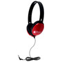 HamiltonBuhl Sack-O-Phones, 4 Red Primo™ Headphones and 3.5mm Jackbox