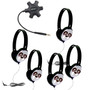 Listening Center with 5 Primo™ Panda Headphones and Starfish Jackbox