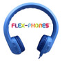 Flex-Phones™ Virtually Indestructible Foam Headphones – BLUE