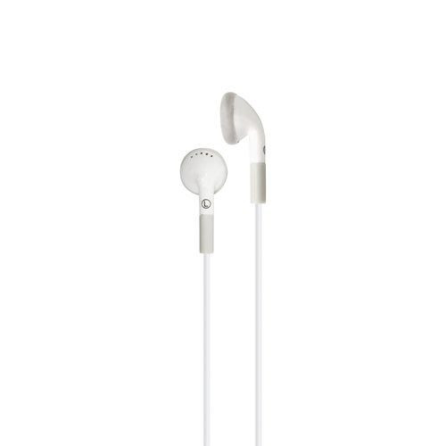 HamiltonBuhl iCompatible Ear Buds with In-Line Play/Pause Button (White)