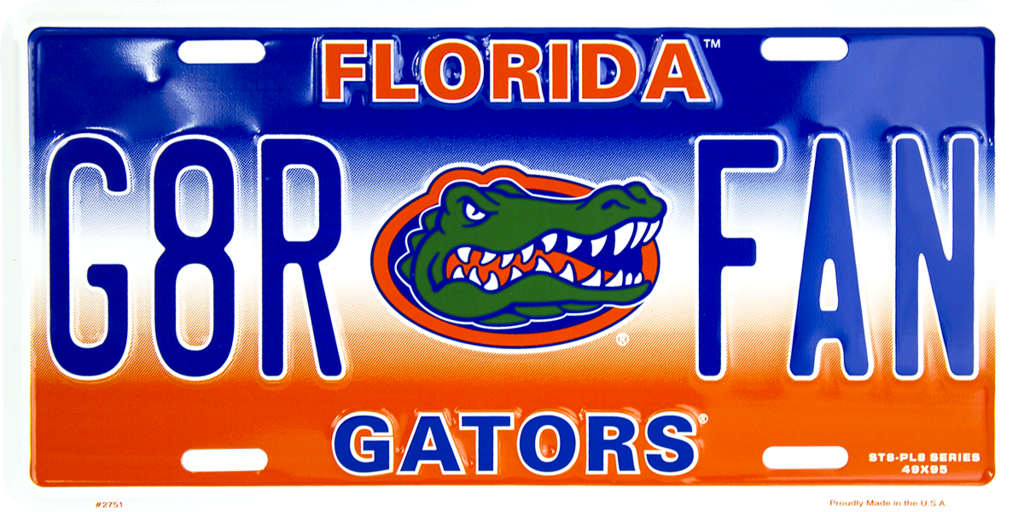 UF Gators Car Tag
