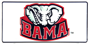 BAMA University of AL Crimson Tide License Plate 6"x12"