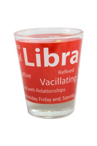 Zodiac Sign Shot Glass Libra