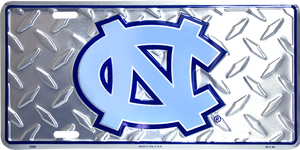 North Carolina Diamond License Plate 12" x 6"