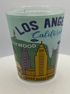 "Los Angeles" California Shot Glass 2 oz
