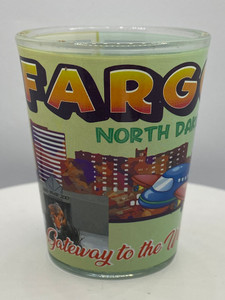 "Fargo" North Dakota Shot Glass 2 oz