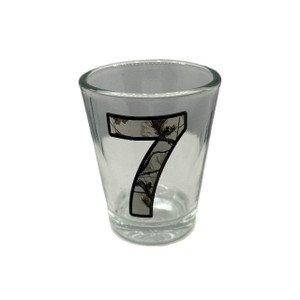 Camouflage Number '7' Collection Shot Glass 2 Oz Camouflage Number '7' Collection Shot Glass 2 Oz