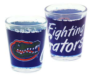 Florida Gators  Fighting Gators Shot Glass - 2 oz Florida Gators  Fighting Gators Shot Glass - 2 oz