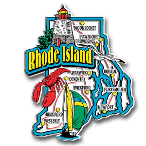 Super Jumbo Rhode Island - RI State Magnets Super Jumbo Rhode Island - RI State Magnets