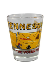 State Shot Glass Tennessee - TN State Shot Glass Tennessee - TN