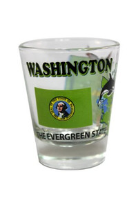 State Shot Glass Washington - WA State Shot Glass Washington - WA