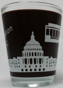 State Shot Glass Washington DC - W DC. State Shot Glass Washington DC - W DC.