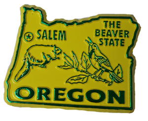 Magnet Oregon - OR  - 2D Magnet Oregon - OR  - 2D