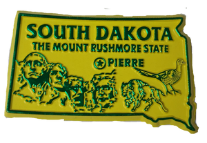 Magnet South Dakota - SD  - 2D Magnet South Dakota - SD  - 2D
