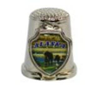 State Metal Thimble Alaska - AK