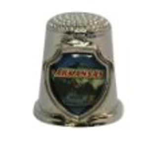 State Metal Thimble Arkansas - AR State Metal Thimble Arkansas - AR