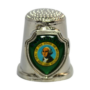 State Metal Thimble Washington - WA State Metal Thimble Washington - WA