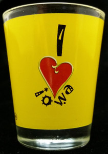 State Shot Glass I Love IA