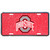 Ohio State Buckeyes MOSAIC Aluminum License Plate 12"x6"