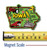 Colorful State Map Magnet - Iowa
